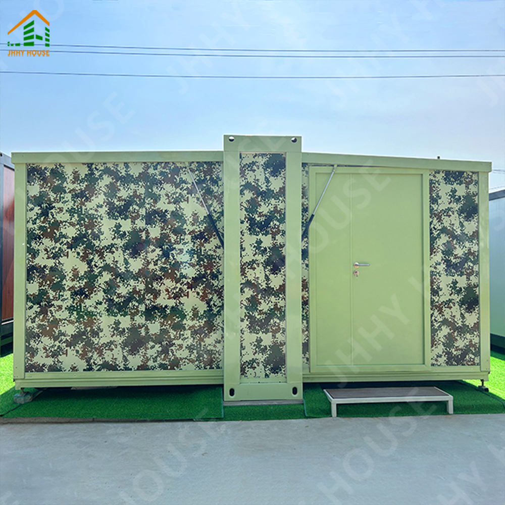 Prefab Modular Camouflage Color Expandable Container House Prefabricated Portable Mobile House for S